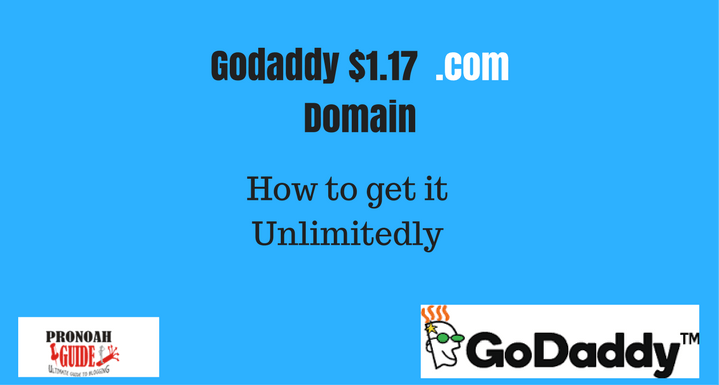 Godaddy $1.17 Domain
