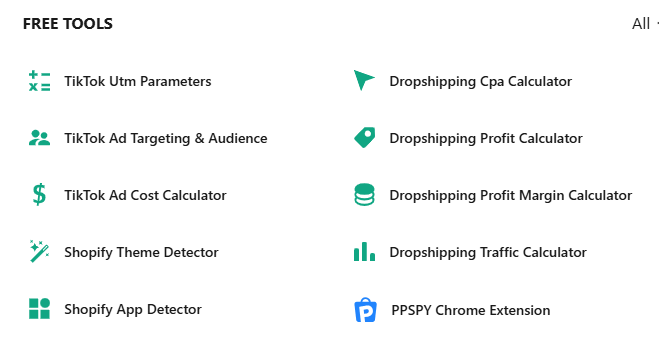 pipiads additional tools