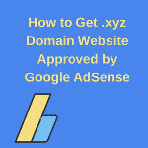 .xyz adsense approval featured image