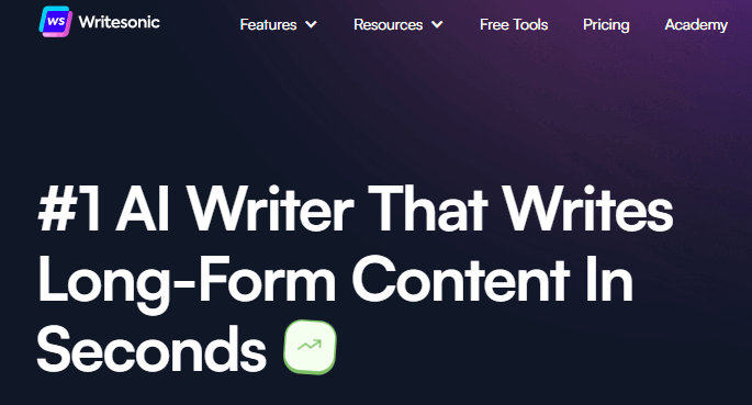 writesonic long-form content writer