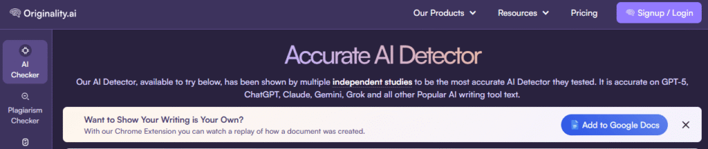 originality ai website