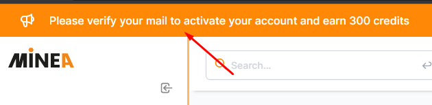 activate your free minea account