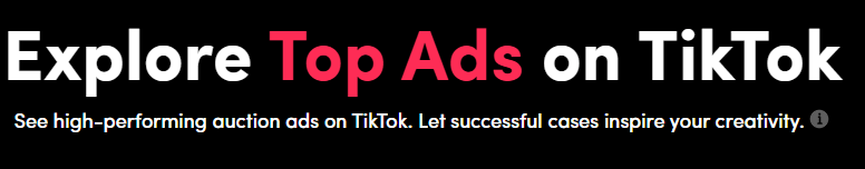 Tiktok ads library