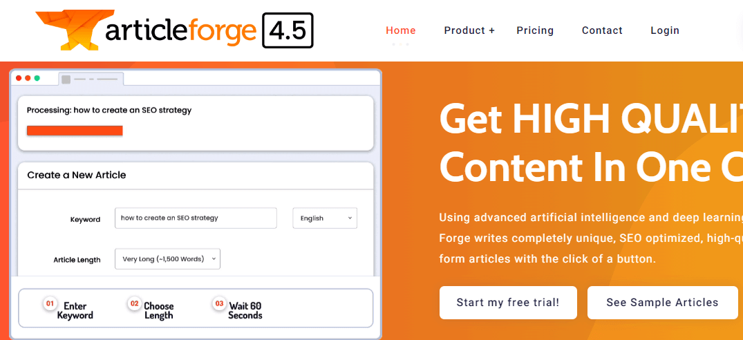 what is article forge