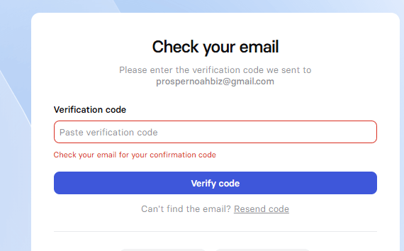 synthesia verification code