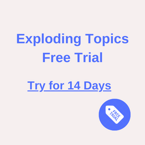 exploding topics free trial featured image