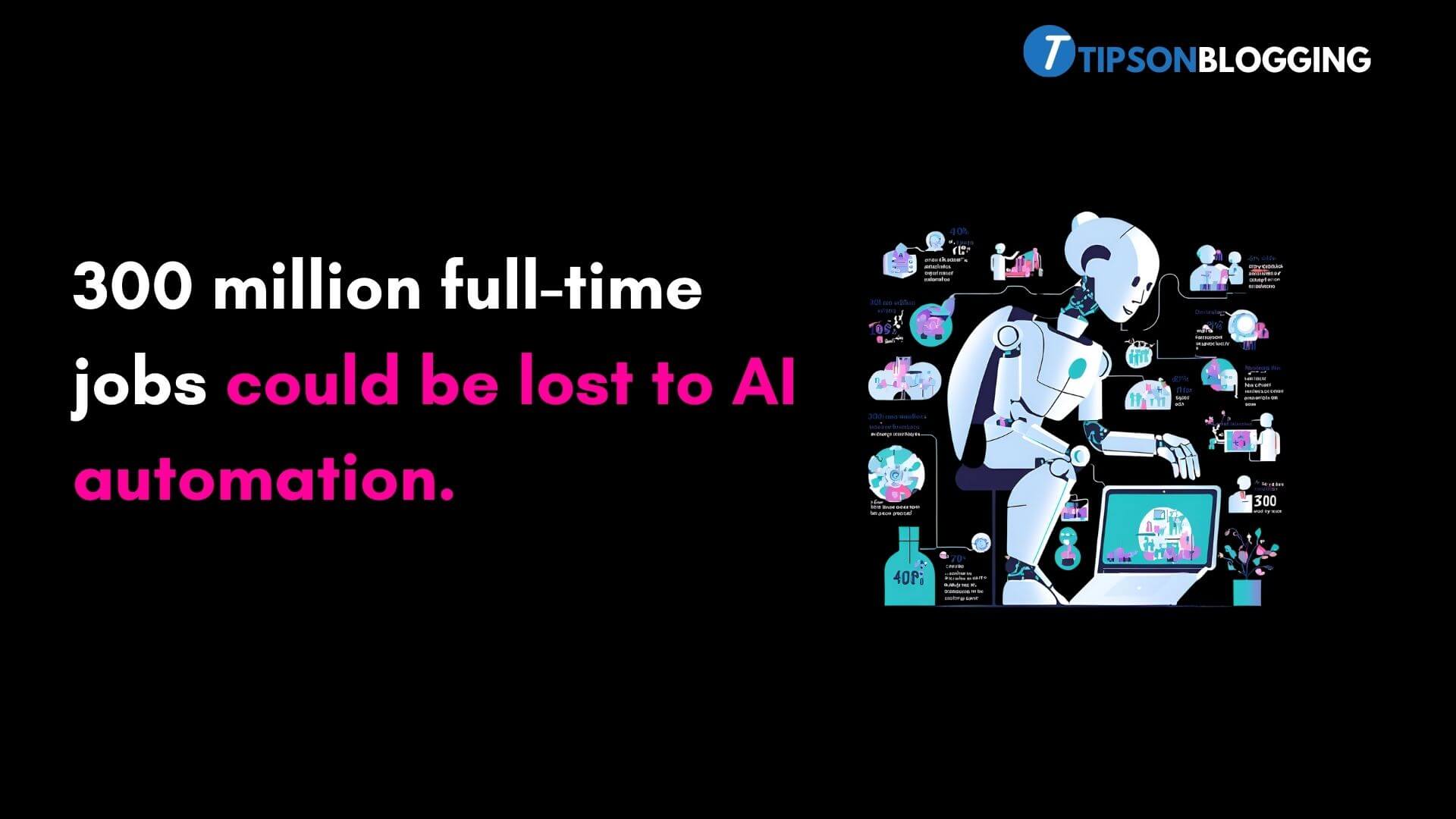 300 million full-time jobs could be lost to AI automation