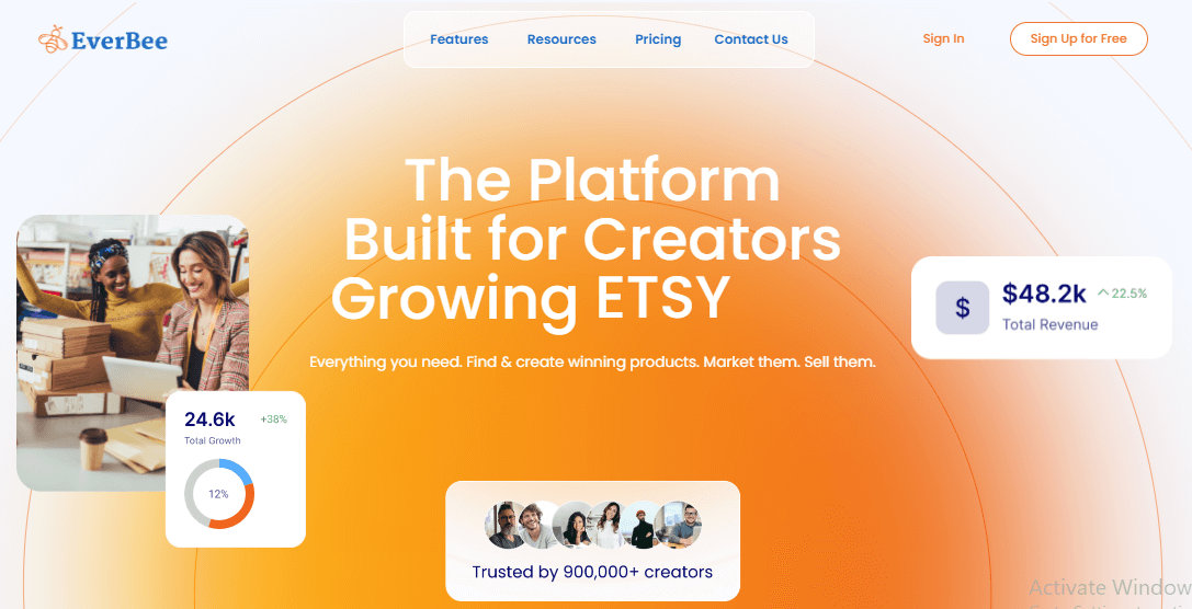 everbee homepage