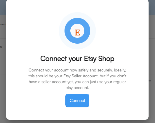 connect etsy shop in everbee connect your etsy shop in everbee