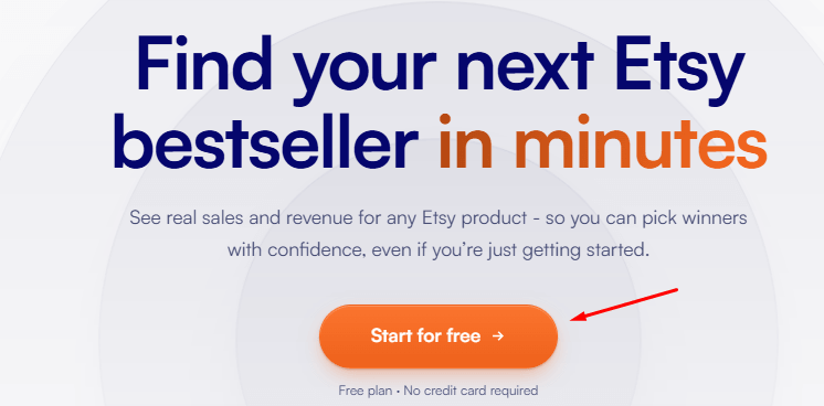 everbee free trial signup button everbee free trial homepage signup button