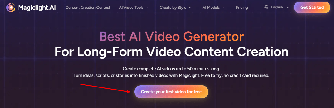 magic light ai free trial button magic light ai free sign up