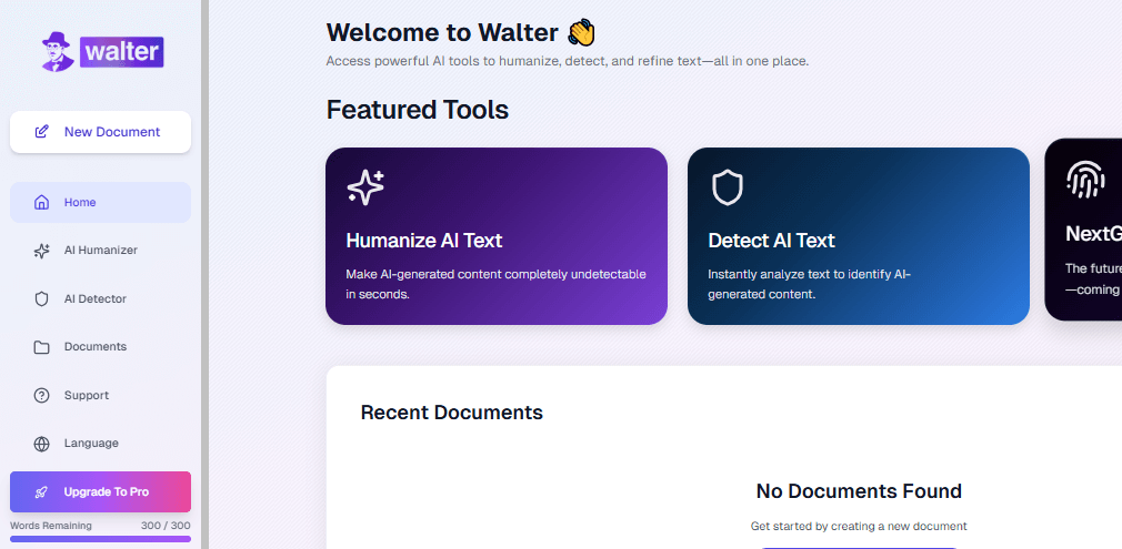 walter writes ai dashboard walter writes ai dashboard