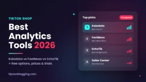 Best TikTok Shop analytics tools 2026
