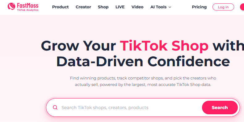 fastmoss tiktok shop analytics tool fastmoss