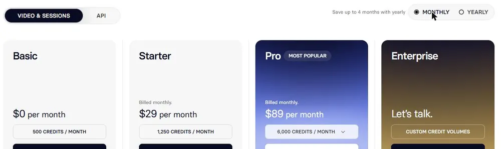 Synthesia pricing 2026: free Basic plan, Starter, Pro and Enterprise